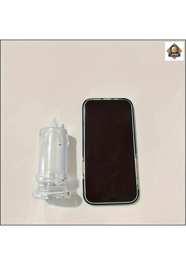 Vkemall 4'lü Paket Elektronik Mum Işıklı Gece Lambası - Romantik Yatak Odası Ve Masaüstü Dekoratif Ambiyans Aydınlatması Beyaz