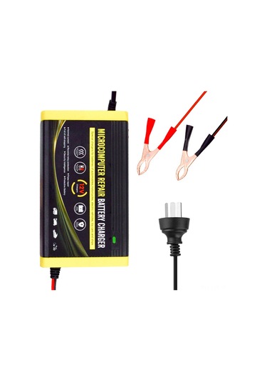 Ranyeek 12v Akü Tamiri Ve Şarj Cihazı 6a - Otomobil Motosiklet Aküleri İçin - Çoklu Koruma Özellikleri - Abs Malzeme - Avustralya Tipi Şarj Bağı