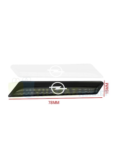 Opel Logo Arma Kapı Kolu Direksiyon Ayna Damla 3D Sticker 1 Çift