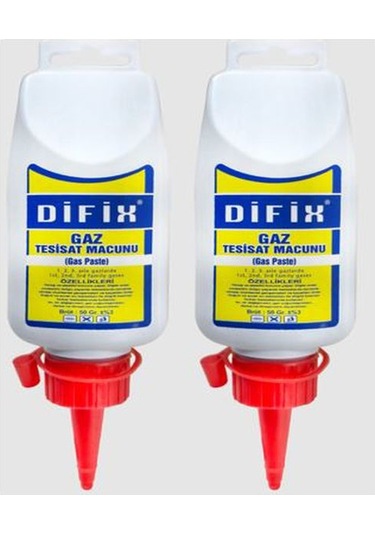 Difix Doğalgaz Macunu Tüp 50 Gr 2 Adet