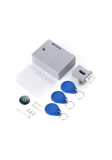 Besthome1 Pil Rfid İç Kart Sensör Kabin Çekmece Akıllı Smartlock Dıy Gizli Dijital Kilit, Deliksiz Ve Gizli