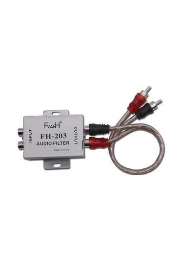 Hightower Fh-203 2 Kanallı Araç Ses Gürültü Filtresi, Amplifikatör Ve Hoparlör Gürültüsünü Giderir, Tüm Araçlarla Uyumlu