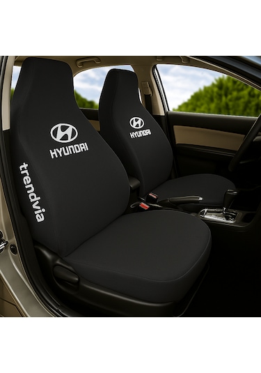Hyundai Uyumlu Siyah Oto Koltuk Kılıfı Ön Arka Servis Tipi