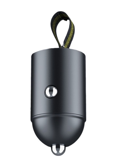 Reedark Aracı Şarj Cihazı Pd30w+qc3.0 Çift Portlu Hızlı Şarj Alüminyum Gizli Tip Sigara Çubuğu Arabalarda Kullanıma Uygun Siyah A1