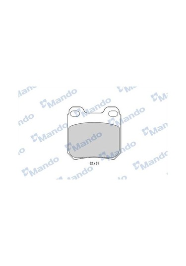 Mando Mbf015081 Arka Fren Balatası Disk İçin Vectra B Omega B 1605924