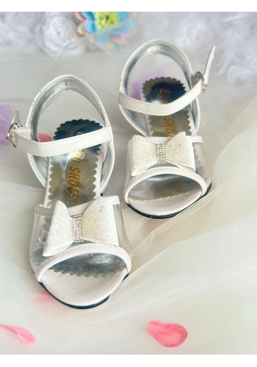 Gala Önü Simli Fiyonklu Topuklu Çocuk Ayk 001