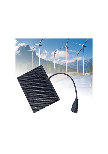 Homyl 5w Mini Güneş Paneli Cep Telefonu Pil Şarj Ev Açık Kontrol