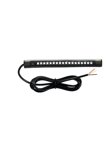 Yaozixa Motorcycle Led Stop-turn Isırtıcı 18smd 12v Su Geçirmez Silikon Soft Strip 1 Adet