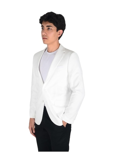 Cengiz İnler Armür Desen Slim Fit Erkek Ceket 001