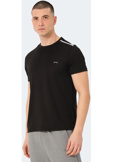 Slazenger READ IN Erkek  Siyah Tişört