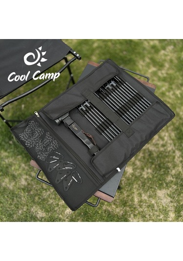 Fosenze Coolcamp Kamp Çadır Tente Aksesuar Seti: Çivi, Çekiç Ve Siyah Depolama Çantası - Dış Mekan Aktivitesi Gereçleri Çok Renkli