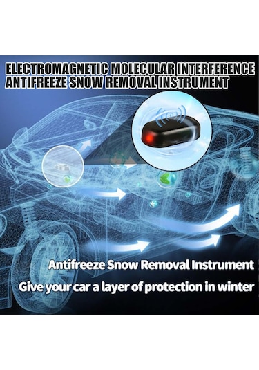 Dianziye Siyah Mini Araba Camu Buz Ve Kar Temizleyici - Hızlı İşleyen, Taşınabilir Plastik Aracı Buz Çözücü Aleti
