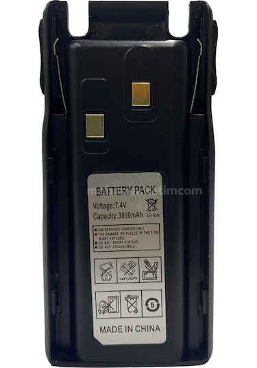 Bl-8 Type-c Batarya 7.4v 3800mah Li-ion Pil Uv-82 Telsiz Bataryası