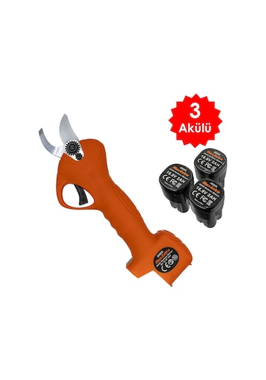 Max Extra MX8030 16.8V 2Ah Akülü Budama Makası