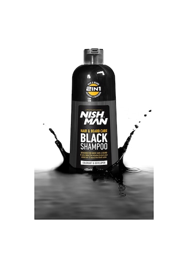 Nishman Siyah Saç Şampuanı 400 ML