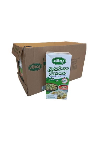 Sütaş Yemeklere ve Soslara Özel Krema 12 x 1 L