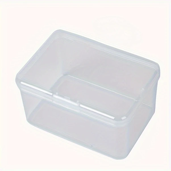 Meridiangoods Transparent Plastik Saklama Kutusu Makaj Aksesuar Organizer Seyahat Ev Şeffaf