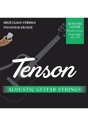 Tenson Phosphor Bronze 10-46 Extra-light Akustik Gitar Teli