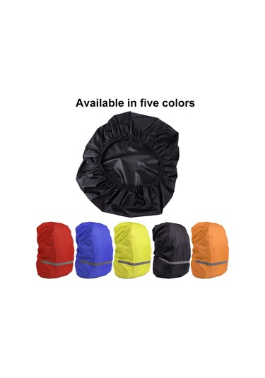 Sones Yansıtıcı Işık Su Geçirmez Toz Geçirmez Sırt Çantası Yağmur Kılıfı Taşınabilir Ultra Hafif Omuz Çantası Koruyucu Kılıf, Beden: S Siyah