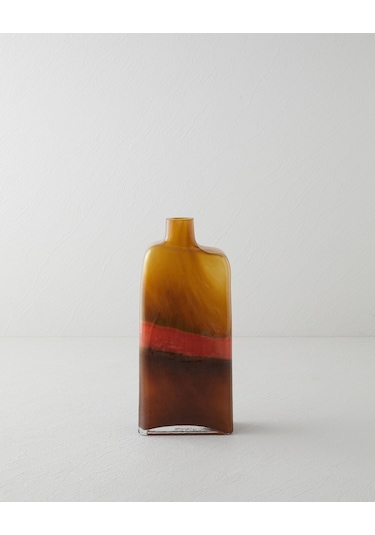 English Home Adra Cam Vazo 30 Cm Amber Amber