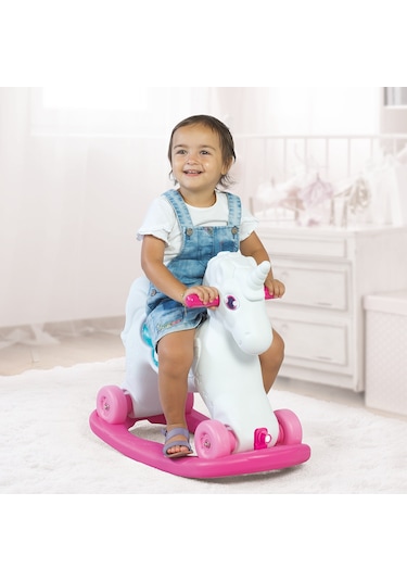 Dolu Unicorn Tekerlekli Sallanan At 2509