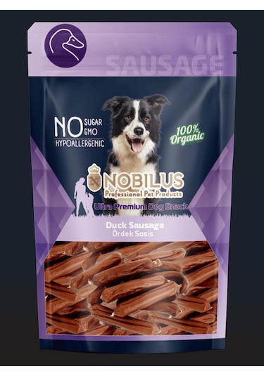 Nobılus Ördek Etli Sosis Köpek Ödül Maması 80gr