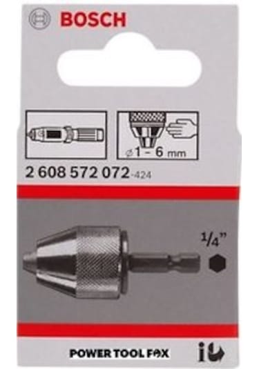 Bosch 2608572072 Anahtarsız Uç Takma Mandreni 1-6 MM