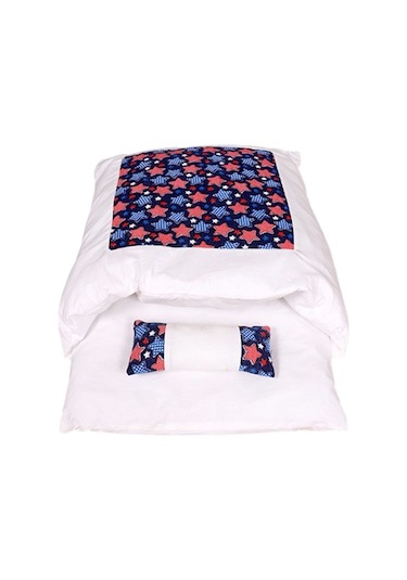 Kedi Yatağı, Çıkarılabilir Ve Yıkanabilir, Tüm Mevsimler İçin, Koyu Mavi Yıldız M 3-10 Kedi