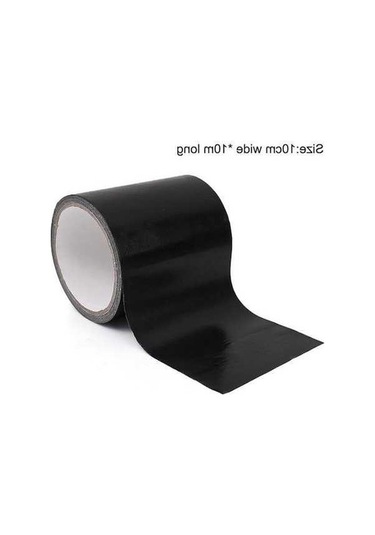 Novahub Kendinden Yapışkanlı Alüminyum Bant - Siyah - 5cmx10m - Kanepe Onarımları - Kendinden Yapışkanlı Mobilya İlk Yardım Yamaları
