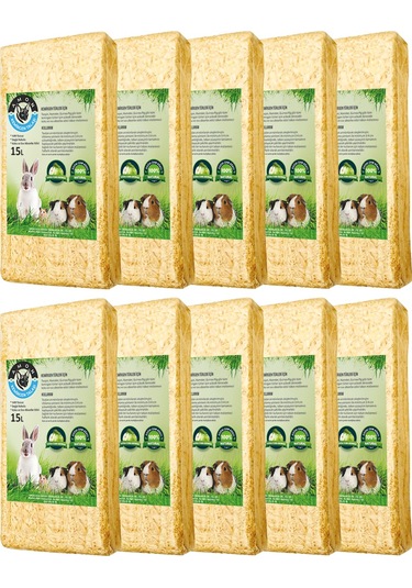 Doğal Elma Aromalı Tozsuz Kemirgen Talaşı 15 Lt. 10'lu