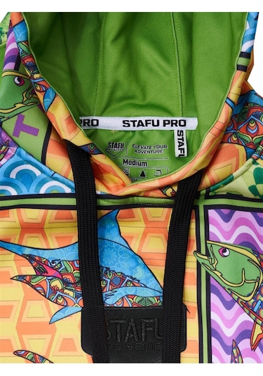 Stafu Pro Prime Kapüşonlu Fish Eye Sweatshirt Çok Renkli