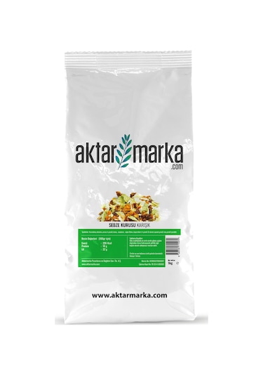 Aktar Marka Karışık Sebze Kurusu 1 KG