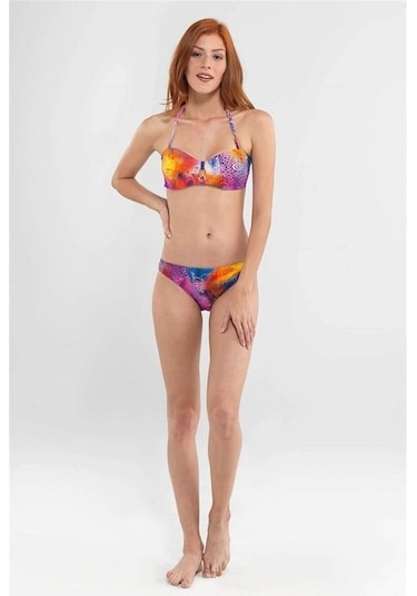 Blackspade Desteksiz Balensiz Straplez Bikini Takımı