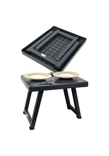 Katlanır Büyük Sehpa 70x50x60 Cm Antrasit