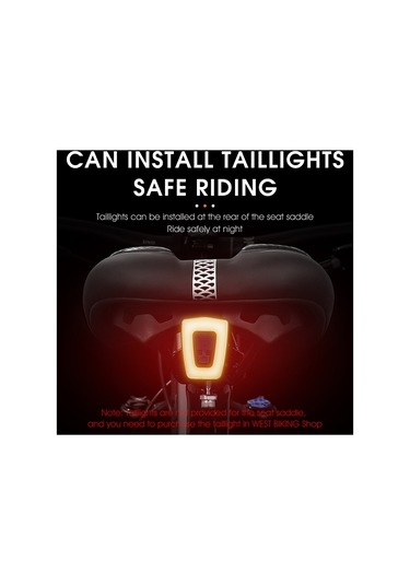 West Bıkıng Yp0801128-129 Darbeye Dayanıklı Bisiklet Selesi Nefes Alabilir Mtb Yol Bisiklet Koltuk Minderi - Yıllık Halka Desenli Silikon Tip