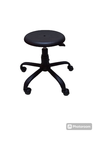 Monoblok Tablalı Labortatuvar Taburesi Metal Ayaklı Elden Hidroli