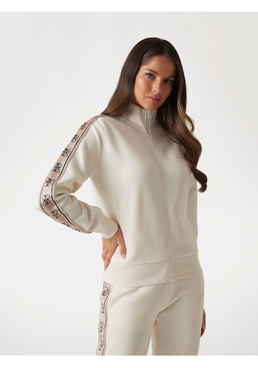 Guess Kadın Sweatshirt V2yq16kb3p2 Ekru