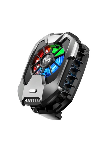 Polham Rgb Işıklı Turbo Telefon Soğutucu 6000 Rpm Turbo Fan, Fırtına Tip Soğutma, Telefon Soğutucu