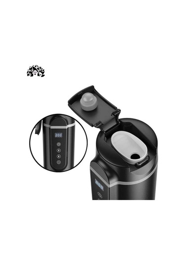 Novahub Mkb173 304 Paslanmaz 420ml 12v/24v Araç İçi Çay/kahve Isıtıcı Beyaz Beyaz