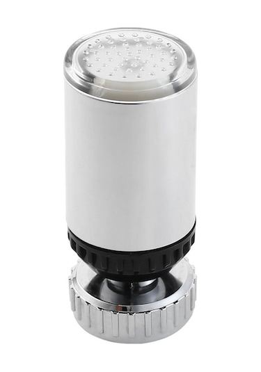 Çoklu Renk Su Musluğu 360 Derece Dönebilen Su Glow Banyo İçin Çoklu Renk Krom