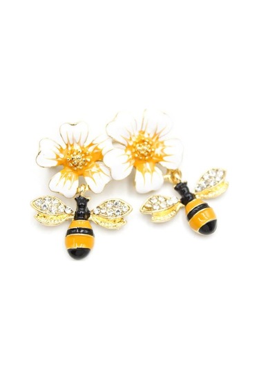 Arı Broş - Sarı Sarı