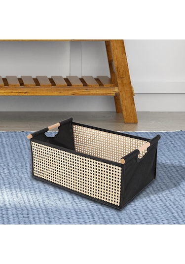 Suntek El Dokuma Depolama Sepeti Sağlam Çok 34,5cmx21cmx14cm