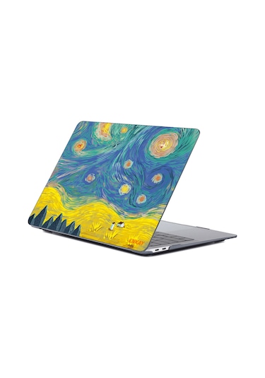 Macbook Pro 13" A2251/A2289/A2338 Desenli Koruyucu Laptop Kılıfı Alan