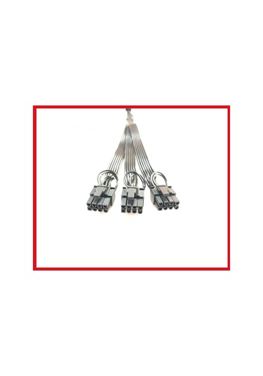 8 Pin 3 Port Erkek Ekran Kartı Güç Çoklayıcı Kablo Pcı-e Molex Dönüştürücü Kablo 16awg