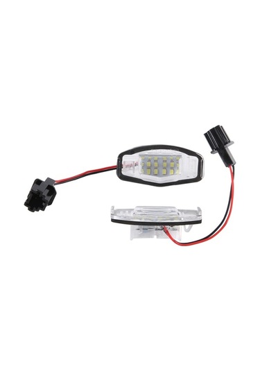 Ulzyvf Siyah Plaka Led Lambası Honda Honda Civic Araba Adet Accord 2 Fe
