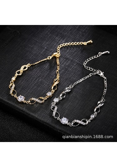 Vkemall Kadınlar İçin Altın Renkli Ayarlanabilir Zirkon Bileklik/ayak Bilekligi - Sonsuz Kalp Deseni, 3a Zirkon Taşları, 14k Altın Kaplama, Duyarlılık Düşük, Dayanıklı Gold Vkemall Kadınlar İçin Altın Renkli Ayarlanabilir Zirkon Bileklik/ayak Bilekligi - Sonsuz Kalp Deseni, 3a Zirkon Taşları, 14k Altın Kaplama, Duyarlılık Düşük, Dayanıklı Gold