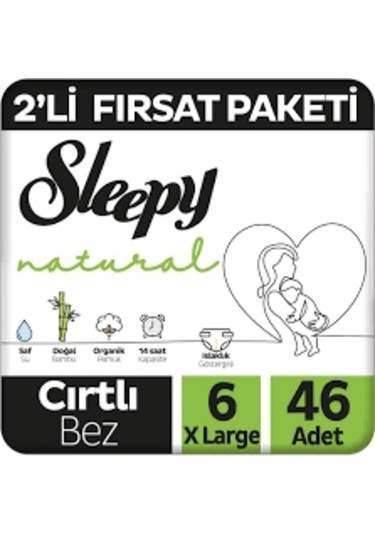 Sleepy Natural 2'li Fırsat 46adet