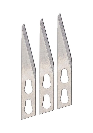 Mozart Hassas Kesim Bıçağı Yedeği 3 Lü El İşi Bıçak Seti Gri