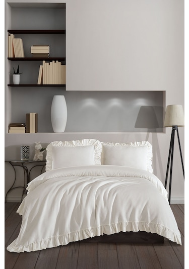 Elart Lily Yatak Seti 200x220 Cm Krem Krem