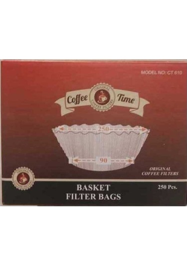 Coffee Time 250/90 Basket Filtre Kahve Kağıdı 250'li